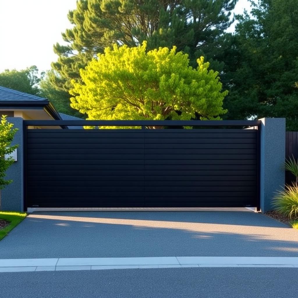 Slat Sliding gate, Mt Eden